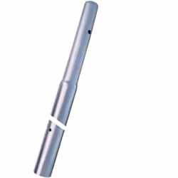 Mât 1.5m x ø 35mm x 1,5mm zinc + rpr televes. Mât d'acier haute resistance à la corrosion grace à son traitement duel de galv ...