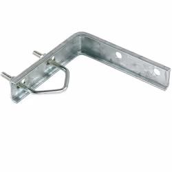 Support Equerre 128mm Zinc+Rpr Televes. Support Angulaire En Equerre Pour L'installation De Mât Sur Des Murs (VISSABLE) Avec  ...