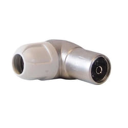 Televes 4130 connecteur de fils IEC Gris, Acier inoxydable
