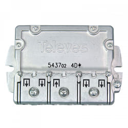 Televes 543702 séparateur ou commutateur de câbles Diviseur de câbles Acier inoxydable