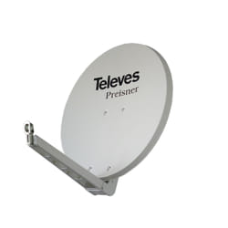 Televes S85QSD-W antenne satellites 10,7 - 12,75 GHz Gris, Blanc