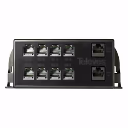 Multiplexeur passif RJ45 (1 mâle-9 femelles) avec tuyau LSFH de 0,2 m. Il propose 8 prises téléphoniques et 1 ADSL. Conçu pou ...