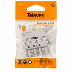 Televes 543503 séparateur ou commutateur de câbles Diviseur de câbles Acier inoxydable