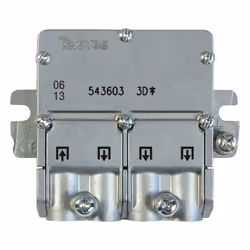 Televes 543603, Diviseur de câbles, 5 - 2400 MHz, Acier inoxydable, 8,5 dB, Ampoule