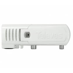 Televes - Amplificateur d'antenne de télévision intérieure 1S 25dB Connecteurs rf