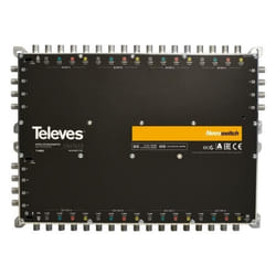 Amplificateur - TELEVES - 714802 - Multiswitch 17 entrées - 12 sorties usagers - Noir