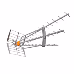 Televes DAT BOSS, Extérieure, Argent, 470 - 694 MHz, 47 dBi, 19 dB, 48 canaux