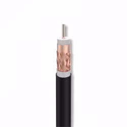 Câble coaxial avec phase et tresse en cuivre (Cu/Cu) avec une excellente couverture de tresse (75%). Il est à double blindage ...