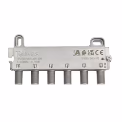 Televes 519505, Diviseur de câbles, 5 - 2400 MHz, Acier inoxydable, Femelle, F, 109 mm