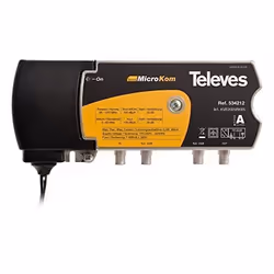 Amplificateur - TELEVES - T4 - Canal de retour - Terrestre - 5-65 MHz - 20-25 dB