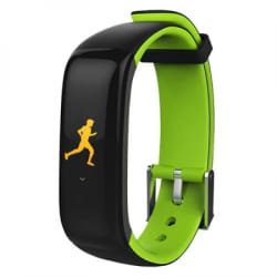 Brigmton BSPORT-15 OLED Bracelet connecté 2,44 cm (0.96") IP67 Noir, Vert