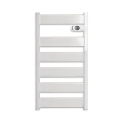 HJM - Sèche-serviette lysa à inertie céramique 750W – Blanc. Fabriqué en Espagne. Économique, programmable et innovant. Structure en aluminium et