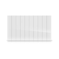 HJM - Radiateur ava bas Électrique à Inertie Céramique 1500W – Chauffage Économique, Programmable 24/7, Détecteur Fenêtres Ouvertes, Verrouillage du