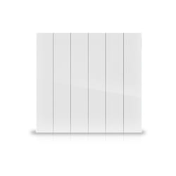 HJM - Radiateur ava bas Électrique à Inertie Céramique 750W – Chauffage Économique, Programmable 24/7, Détecteur Fenêtres Ouvertes, Verrouillage du