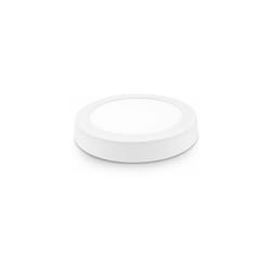 Downlight led surface ronde blanc mat 18w neutre