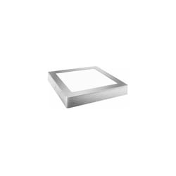 Alfa - Downlight led surface carrée argent mat 18w neutre