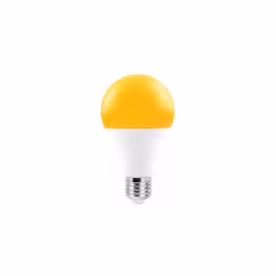 Ampoule LED MATEL standard E27 12W. Classification F, économisez jusqu'à 90 % d'énergie. Couvercle opale jaune : génère une l ...