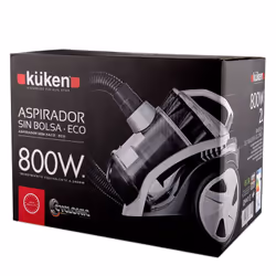 Küken 33671 Aspirateur 2 L Aspirateur réservoir cylindrique Sec 800 W Sans sac