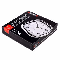 Küken 33677 wall/table clock Mur Quartz clock Rectangle Argent, Blanc