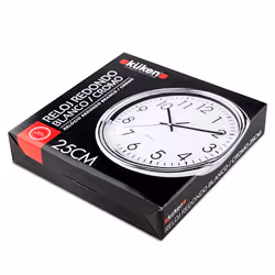 Küken 33679 wall/table clock Mur Quartz clock Cercle Argent, Blanc