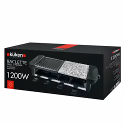 Küken 33998 barbecue et grill Ensemble de cuisson Electrique Noir, Gris 1200 W