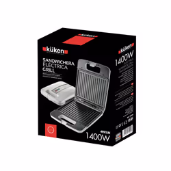 Küken 34094 gaufrier et appareil à croque-monsieur 1400 W Blanc
