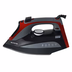 Küken 34103 fer à repasser Fer à repasser à sec ou à vapeur Semelle en acier inoxydable 3000 W Noir, Gris, Rouge