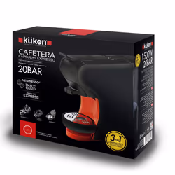 Küken 34342 machine à café Semi-automatique Cafetière à dosette 0,6 L