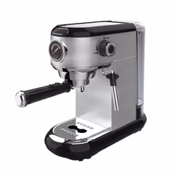 Küken 35675, Machine à expresso, 1 L, Café moulu, 1500 W, Noir, Gris
