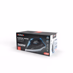 Küken 36089 fer à repasser Fer à repasse à sec Semelle en acier inoxydable 2600 W Noir