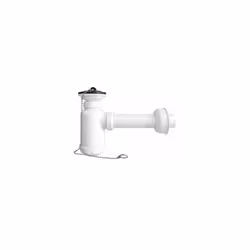 Siphon de vidange en PVC de haute qualité. Filetage latéral 1 1/2"" avec rallonge ø40 mm. Partie inférieure amovible pour un  ...