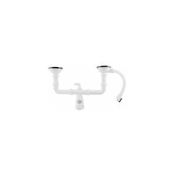 Alfa - Siphon double Artic avec trop-plein 1 1/2'