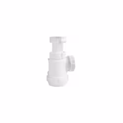 Siphon de vidange en PVC de haute qualité. Avec filetage libre pour un raccordement facile. Partie inférieure amovible pour u ...