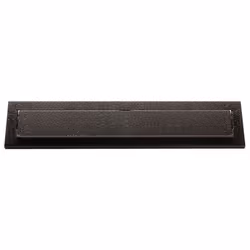 Arregui C-604, Porte de boîte aux lettres, Noir, Acier inoxydable, 248 mm, 73 mm