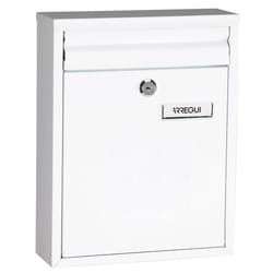 Arregui V-1321 boîte aux lettres Blanc Boîte aux lettres encastrable Acier