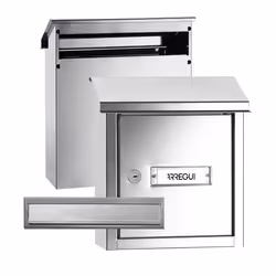 Arregui V-4037, Boîte aux lettres encastrable, Acier inoxydable, Clé, 1 pièce(s), Devant, 23 cm