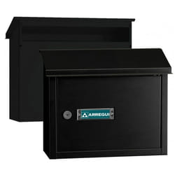 Arregui V-4064 boîte aux lettres Noir Boîte aux lettres encastrable Aluminium