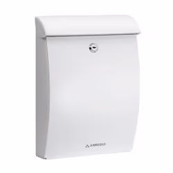 Arregui E-5331, Boîte aux lettres encastrable, Polystyrène, Blanc, verticale, Clé, 1 pièce(s)