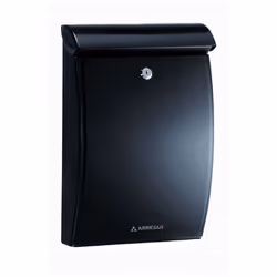 Arregui E-5334, Boîte aux lettres encastrable, Polystyrène, Noir, Clé, 1 pièce(s), 250 mm