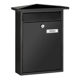 Arregui E-5714 Poteau de boîte aux lettres Noir Acier inoxydable