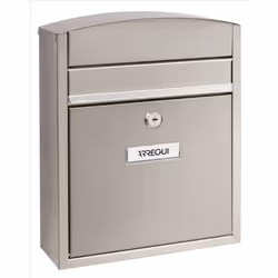 Arregui E-5737, Boîte aux lettres encastrable, Acier, Acier inoxydable, Clé, 1 pièce(s), 240 mm