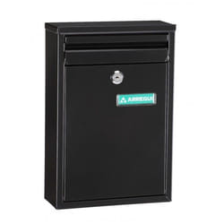 Arregui E-5754 boîte aux lettres Noir Boîte aux lettres encastrable Acier