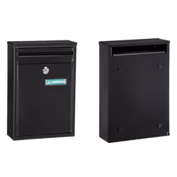 Arregui E-5754 boîte aux lettres Noir Boîte aux lettres encastrable Acier