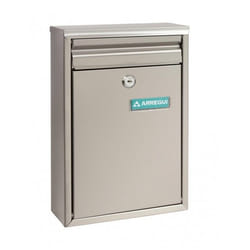Arregui E-5757 boîte aux lettres Acier inoxydable Boîte aux lettres encastrable