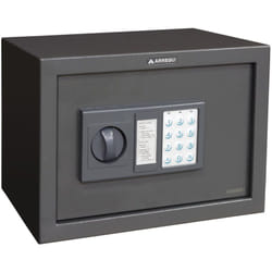 Arregui - Class T25EB Coffre-fort en acier avec serrure électronique, clavier à code programmable, coffre-fort de sécurité pour la maison, avec clé