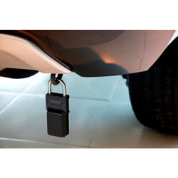 Keeper SEG021 Boîte à clés extérieur pour voiture Coffre de sécurité pour clés avec combinaison à code Boitier à clé avec cadenas et anse d'attache
