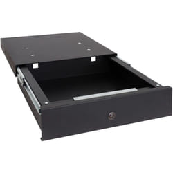 ARREGUI Box-in 22000-S1 Coffre-fort tiroir invisible, à cacher dans une plinthe, 9,8 x 41 x 45 cm, 12 L Noir