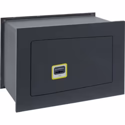 Arregui Ideal 10 281320 Coffre-fort à emmurer haute sécurité 10mm ouverture à clé petit 23 x 35 x 20 cm 10 L Gris foncé