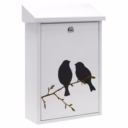 Boîte aux lettres individuelle extérieure de taille moyenne qui s'intègre parfaitement à tout style et type de maison. Avec u ...