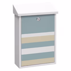 Boîte aux lettres individuelle extérieure de taille moyenne qui s'intègre parfaitement à tout style et type de maison. Avec u ...